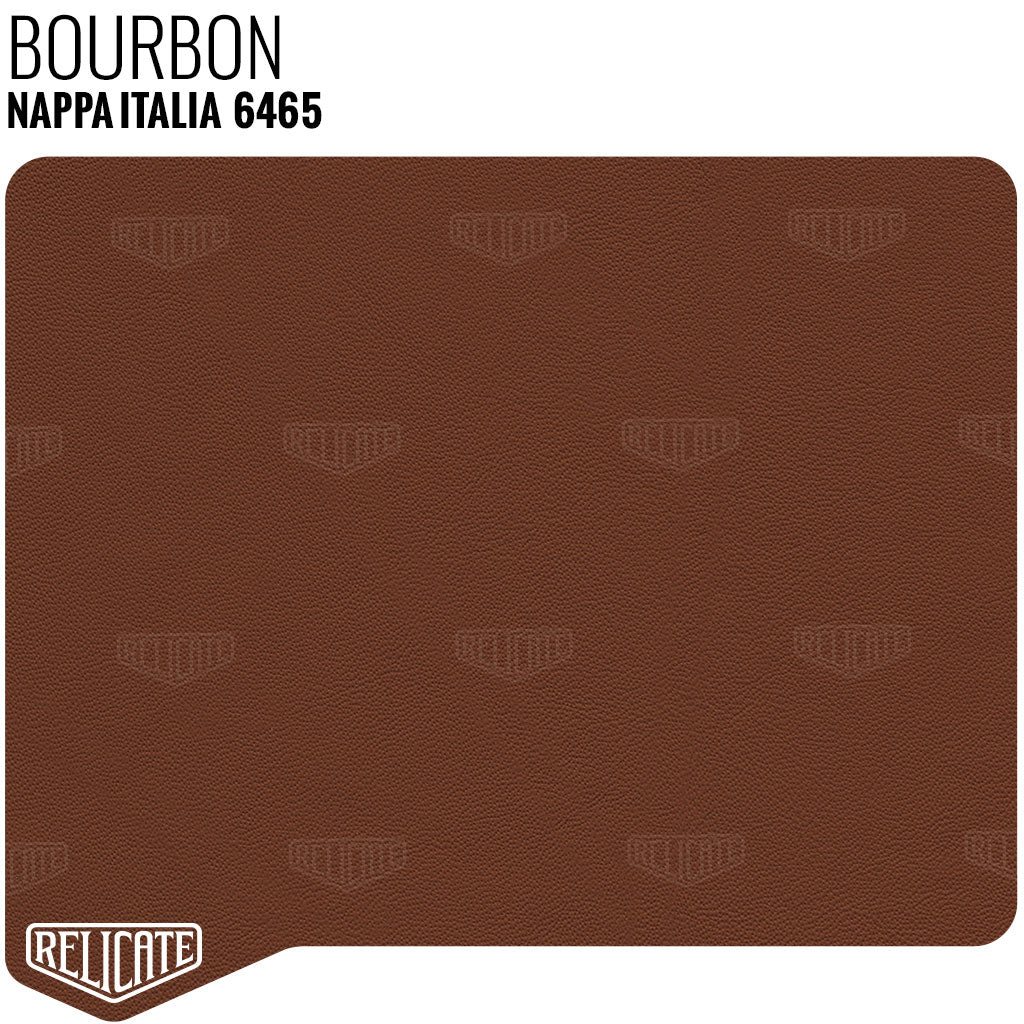 Relicate Nappa Italia Bourbon 6465 leather swatch