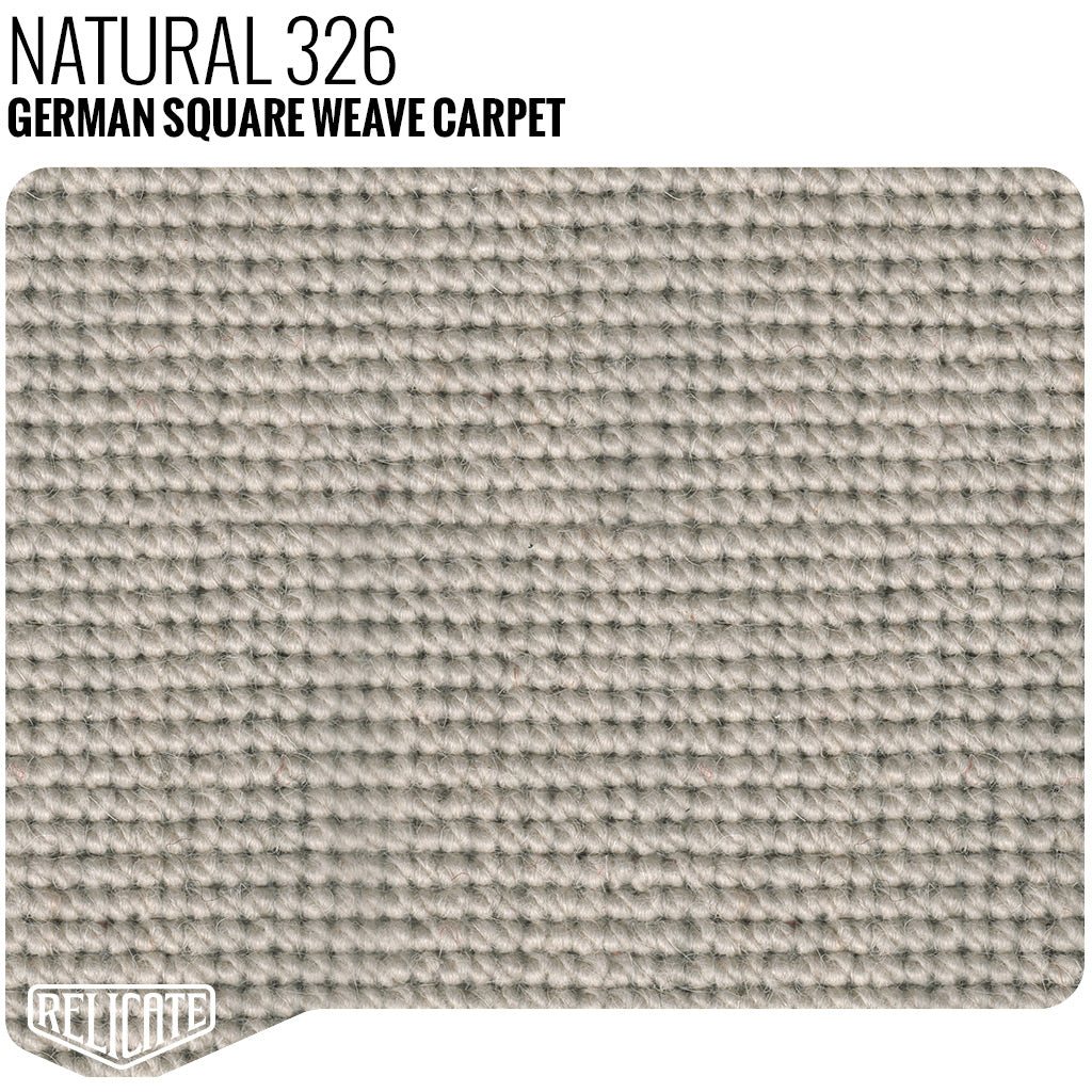 Relicate German Square Weave carpet in Natural 326